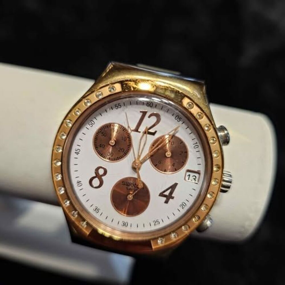 Ladies Swatch Irony Dreamwhite Rose